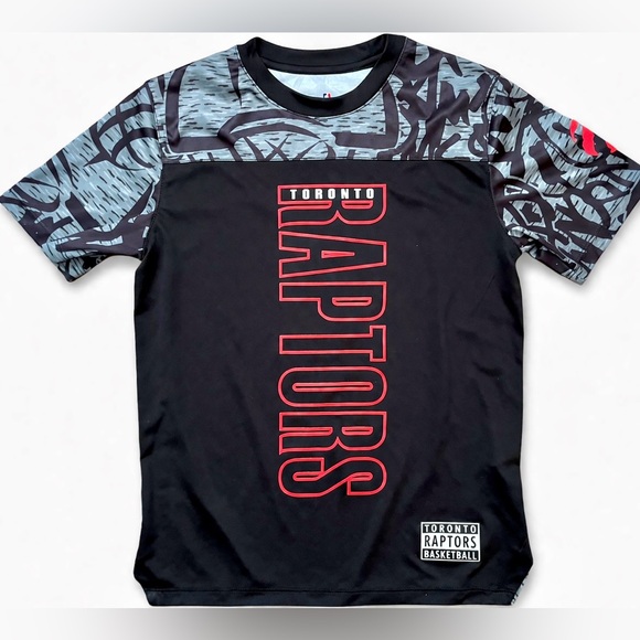 NBA Other - Toronto Raptors Youth Athletic Shirt Graphic Tee NBA Basketball Top Size 10-12